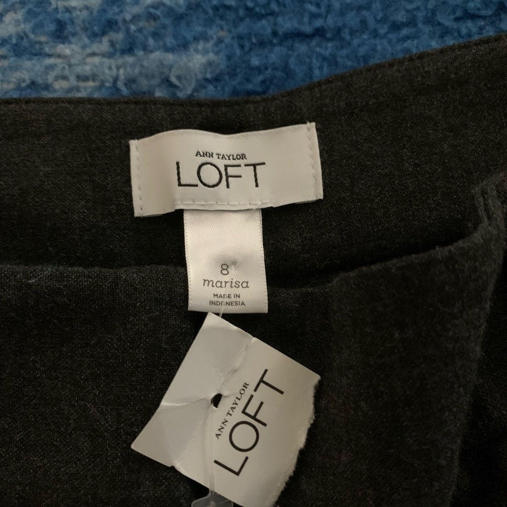 Dark grey New with tags Ann Taylor LOFT dress pants. Marisa size 8